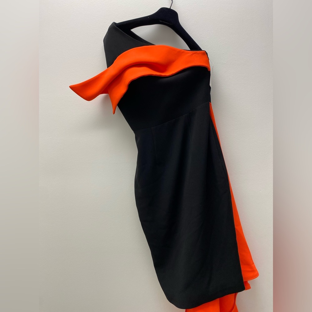 Peggy Hartanto black and orange dress for women